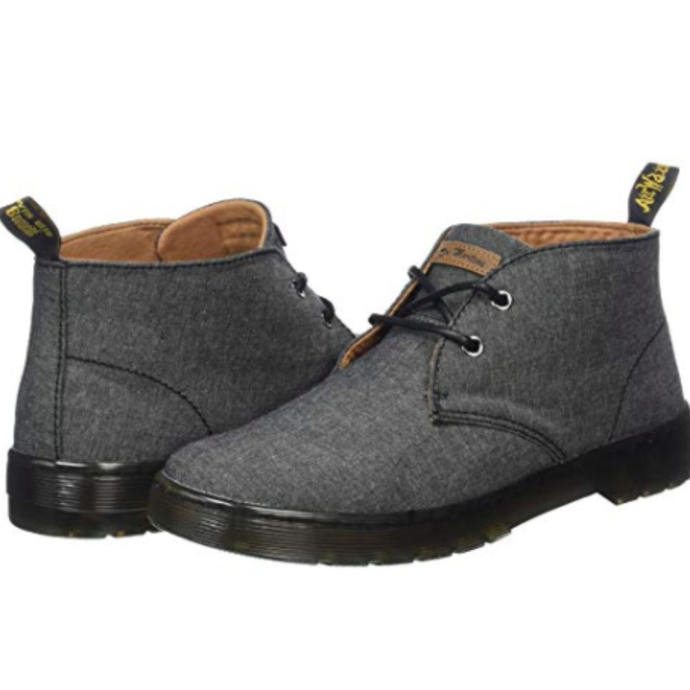 Dr. Martens Mayport Twill Canvas Ankle Boots